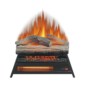 23 inch Electric Fireplace 3D Log set insert, Infrared Fireplace Heater for Indoor