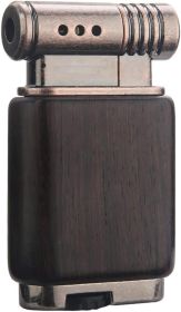 Pipe Lighter Soft Flame Refillable Gas Wooden Case Fire Starter Cigarette Candle Lighter For Men Women Gift (Option: B)