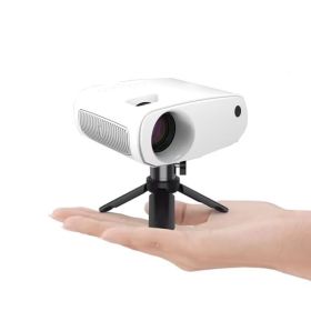 Mini Projector Compatible With Android/iOS/Windows/TV Stick/USB (Color: Antique White, Type: Style A)