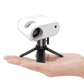 Mini Projector Compatible With Android/iOS/Windows/TV Stick/USB (Color: Antique White, Type: Style B)